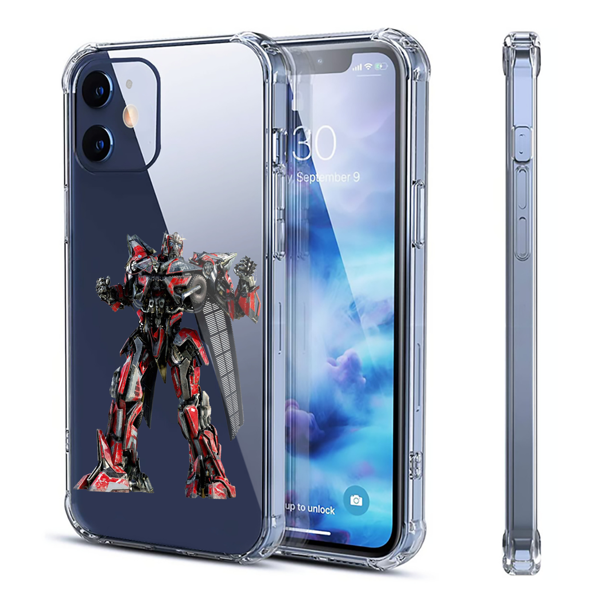 （画像用）  【iPhone 12シリーズ対応】透明スマホケース（クリアソフトケース）